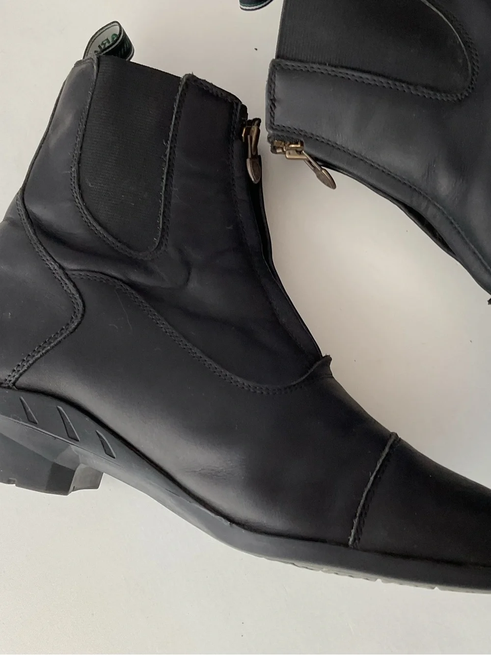 ARIAT Heritage IV Center Zip Paddock Black Leather Riding Boots Women’s Size 9
